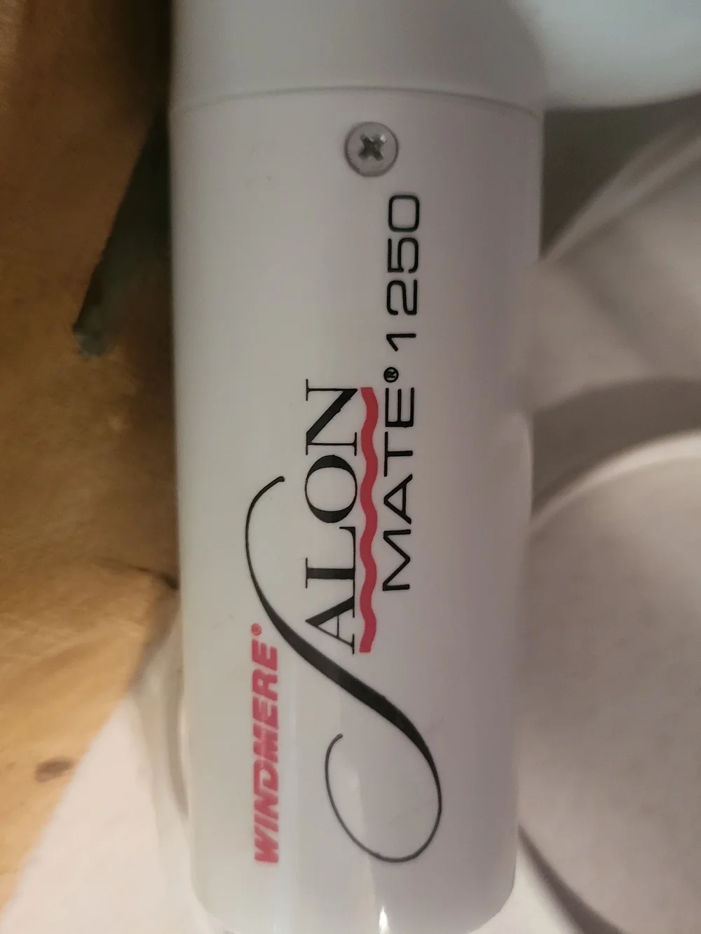 Windmere Alon Mate 1250 White Compact Hair Dryer